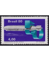 F-EX53673 BRAZIL MNH 1980 50 ANNIV GRAF ZEPPELIN.