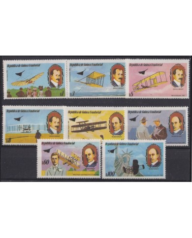 F-EX53671 GUINEA EQUATORIAL MNH HISTORY OF AVIATION AIRPLANE AVION.