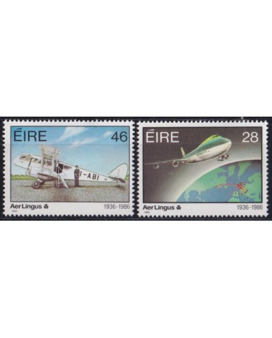 F-EX52456 IRELAND EIRE MNH 1986 AER LINGUS AVION AIRPLANE.