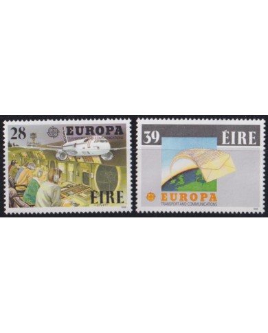F-EX52455 IRELAND EIRE MNH 1988 EUROPA SATELLITE TELECOMMUCATIONS AVION AIRPLANE