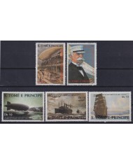 F-EX53514 SAO TOME I PRINCIPE MNH 1988 150th ANNIV BIRTH GRAFF ZEPPELIN.
