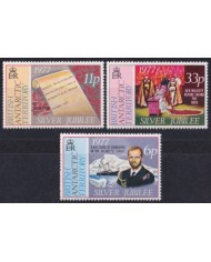 F-EX52942 BRITISH ANTARCTIC UK GB ENGLAND MNH 1977 SILVER JUBILEE ELIZABETH II SHIP.