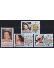 F-EX53476 GRENADINES & ST VINCENT UK ENGLAND MNH 1986 60th ANNIV QUEEN ELIZABETH.