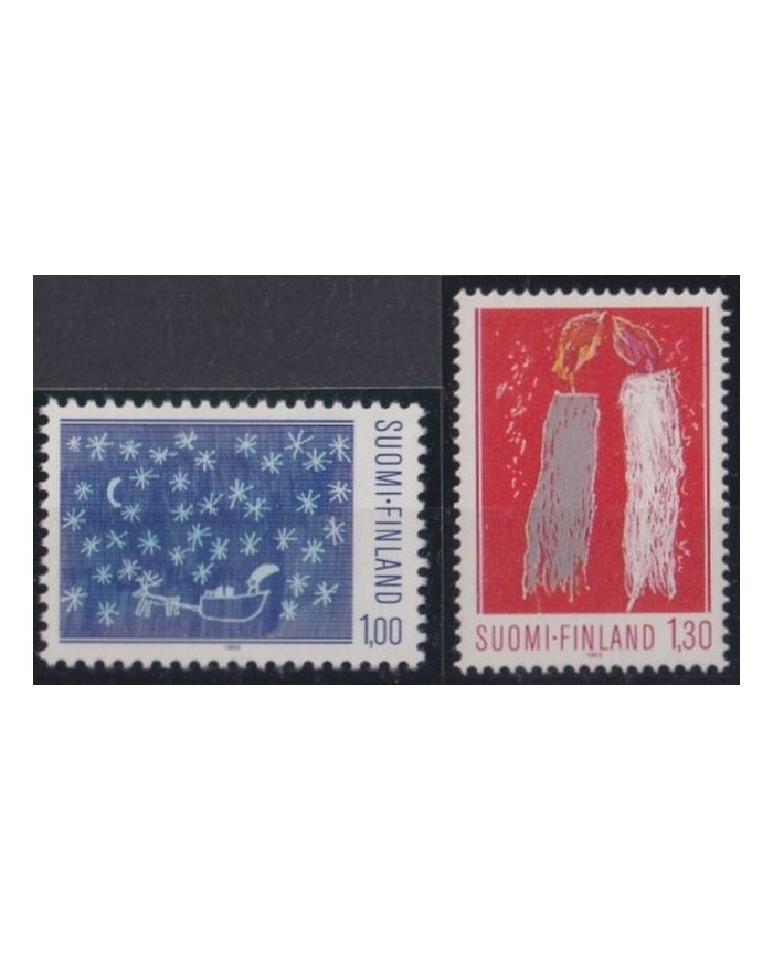 F-EX53763 FILAND SOUMI 1983 MNH CHRISTMAS NAVIDAD RELIGION SNOW.