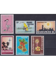 F-EX53770 BAHAMAS 1983 MNH CHRISTMAS NAVIDAD SANTA CLAUS FLAMINGO DRAWING.