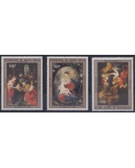 F-EX53775 UPPER VOLTA 1983 MNH CHRISTMAS NAVIDAD RELIGION ART RUBENS PAINTING.