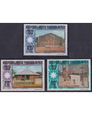 F-EX53776 TOGO 1983 MNH CHRISTMAS NAVIDAD CHURCH ARCHITECTURE.