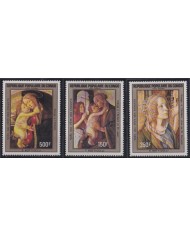 F-EX53779 CONGO 1983 MNH CHRISTMAS NAVIDAD RELIGION ART PAINTING BOTTICELLI.
