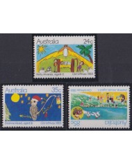 F-EX53781 AUSTRALIA 1983 MNH CHRISTMAS NAVIDAD RELIGION CHILD DRAWING.