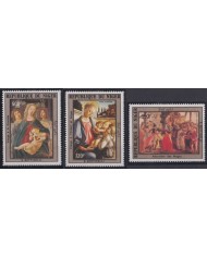 F-EX53784 NIGER 1983 MNH CHRISTMAS NAVIDAD RELIGION ART PAINTING BOTTICELLI.