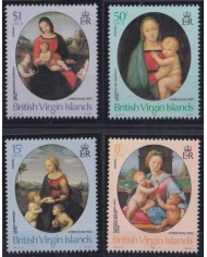 F-EX53786 BRITISH VIRGIN IS 1983 MNH CHRISTMAS NAVIDAD RELIGION ART RAPHAEL.