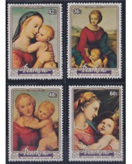 F-EX53788 PENRHYN 1983 MNH CHRISTMAS NAVIDAD RELIGION ART PAINTING RAPHAEL.