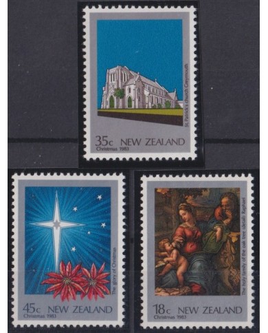 F-EX53794 NEW ZEALAND 1983 MNH CHRISTMAS NAVIDAD RELIGION ART RAPHAEL.
