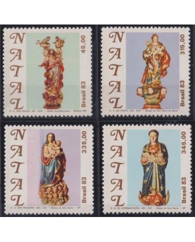 F-EX53800 BRAZIL BRASIL 1983 MNH CHRISTMAS NAVIDAD RELIGION ART SCULTURE MADONNA.