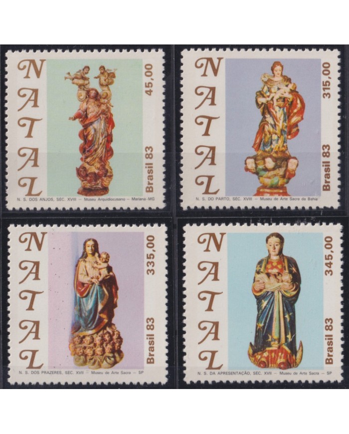 F-EX53800 BRAZIL BRASIL 1983 MNH CHRISTMAS NAVIDAD RELIGION ART SCULTURE MADONNA.
