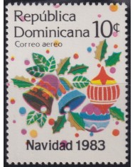 F-EX53802 DOMINICANA DOMINICAN REP 1983 MNH CHRISTMAS NAVIDAD BELL.