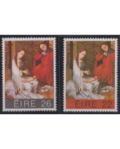 F-EX53808 IRELAND EIRE 1983 MNH CHRISTMAS NAVIDAD RELIGION ART GOTICS PAINTING.
