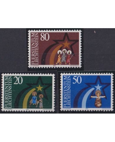 F-EX53809 LIECHTENSTEIN 1983 MNH CHRISTMAS NAVIDAD RELIGION MADONNA DRAWING.