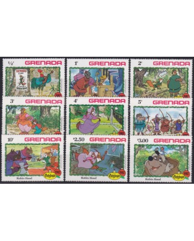 F-EX53107 GRENADA 1982 MNH CHRISTMAS NAVIDAD DISNEY ROBIN HOOD.