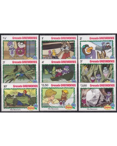 F-EX53108 GRENADA & GRENADINES 1983 MNH CHRISTMAS NAVIDAD DISNEY THE RESCUERS.