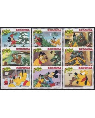 F-EX53045 REDONDA MNH 1981 CHRISTMAS NAVIDAD WALT DISNEY PLUTO´S TREE.