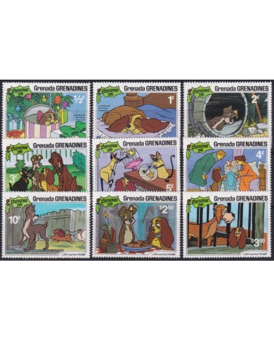 F-EX53097 GRENADA & GRENADINES MNH 1981 CHRISTMAS NAVIDAD WALT DISNEY.