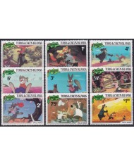 F-EX53100 TURKS & CAICOS MNH 1981 CHRISTMAS NAVIDAD WALT DISNEY UNCLE REMUS.