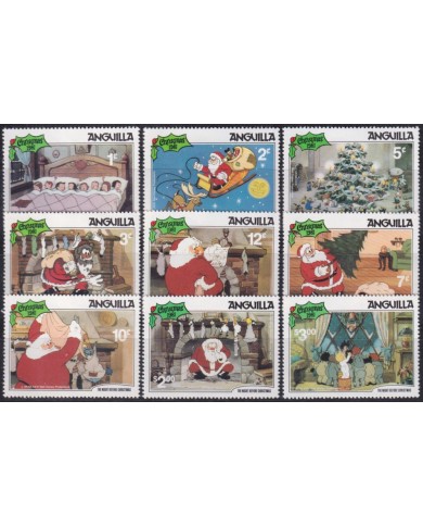 F-EX53101 ANGUILLA 1983 MNH CHRISTMAS NAVIDAD DISNEY DONALD DUCK MICKEY MOUSEO.