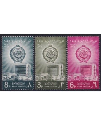 F-EX52983 SAUDI ARABIA MH 1962 ARAB LEAGUE.
