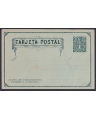 F-EX53447 CHILE UNUSED 2c COLUMBUS POSTAL STATIONERY CARD WITH RESPÒNSE.