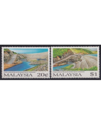F-EX53391 MALAYSIA MNH 1987 HYDROELECTRIC COMPLEX SULTAN MAHMUD.