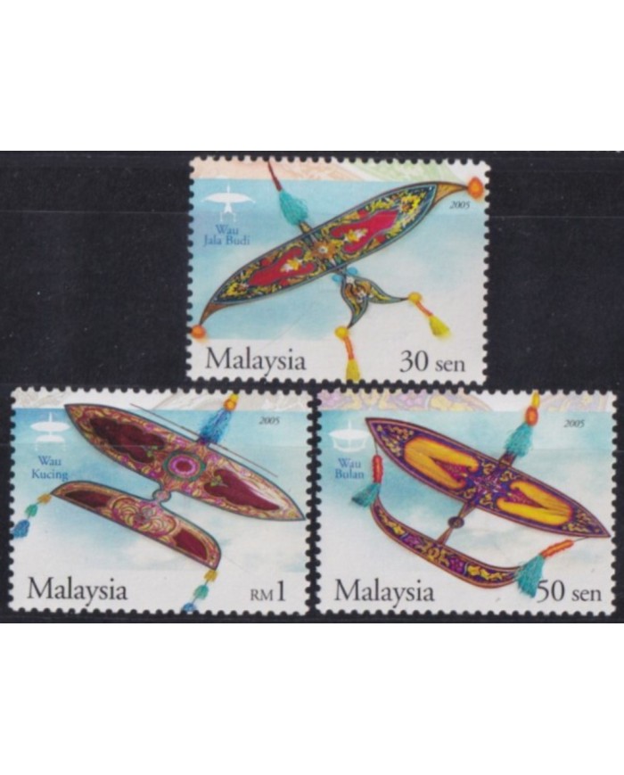 F-EX53383 MALAYSIA MNH 2005 TRADITIONAL KITES COMET.