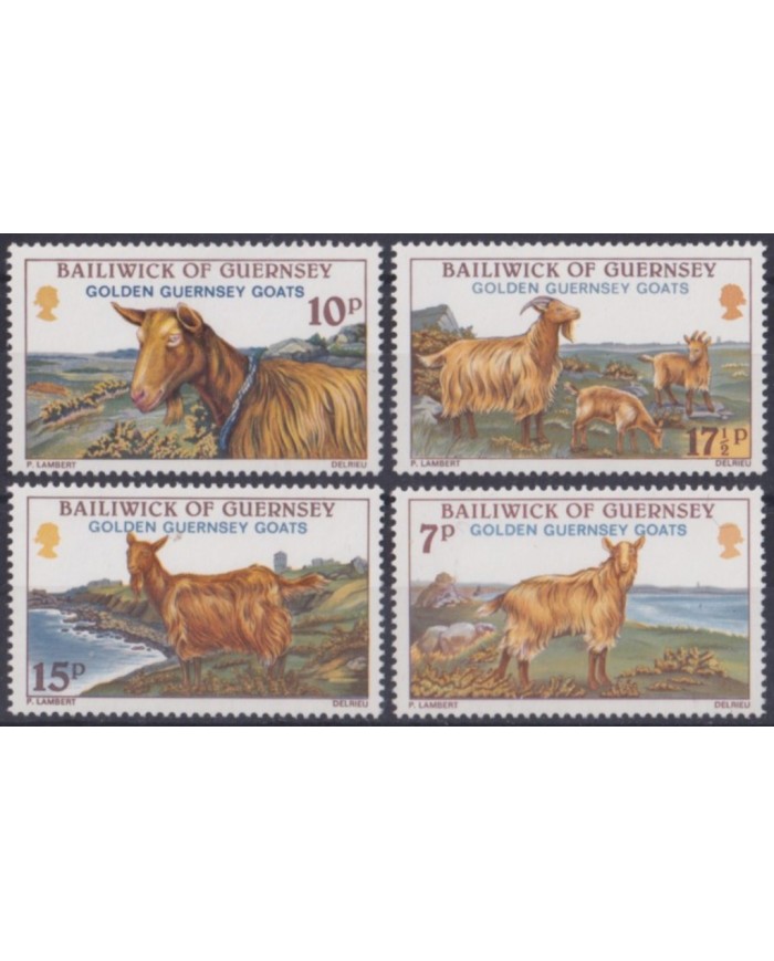 F-EX53824 UK ENGLAND GUERNSEY MNH 1980 GOLDEN GOAT.