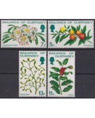 F-EX53831 UK ENGLAND GUERNSEY MNH 1978 CHRISTMAS NAVIDAD FLOWER FLORES FRUIT.