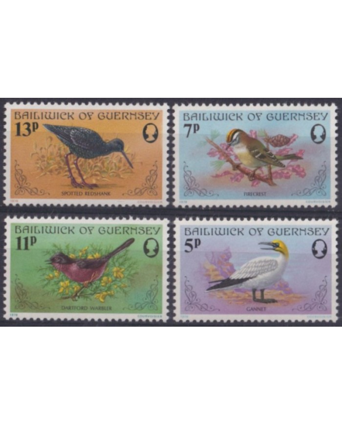 F-EX53833 UK ENGLAND GUERNSEY MNH 1978 CHRISTMAS NAVIDAD BIRD.