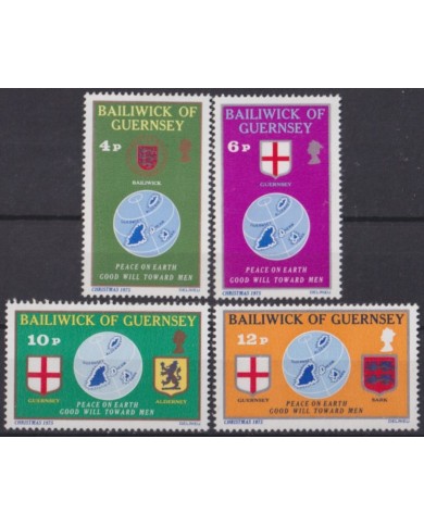 F-EX53834 UK ENGLAND GUERNSEY MNH 1975 PEACE OF EARTH.