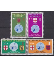 F-EX53834 UK ENGLAND GUERNSEY MNH 1975 PEACE OF EARTH.