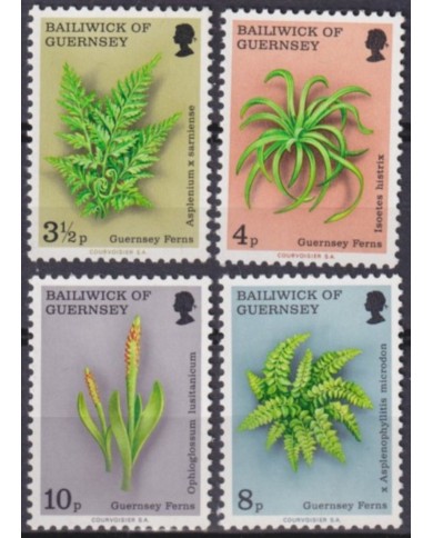 F-EX53835 UK ENGLAND GUERNSEY MNH 1974 BOTANICAL GARDEN FLOWER.