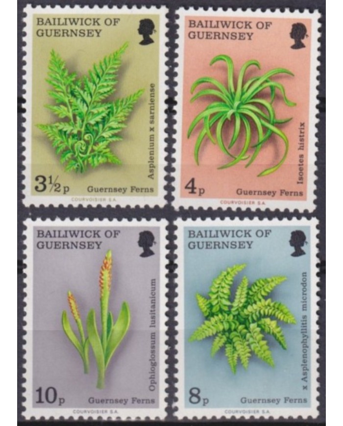 F-EX53835 UK ENGLAND GUERNSEY MNH 1974 BOTANICAL GARDEN FLOWER.