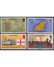F-EX53837 UK ENGLAND GUERNSEY MNH 1974 UPU.