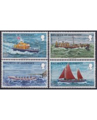 F-EX53838 UK ENGLAND GUERNSEY MNH 1974 LIFE BOAT SHIP.