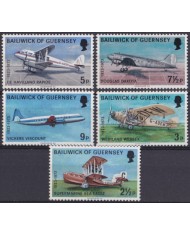 F-EX53840 UK ENGLAND GUERNSEY MNH 1973 AVION AIRPLANE.