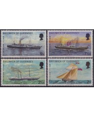 F-EX53843 UK ENGLAND GUERNSEY MNH 1972 MAIL BOATS STEAMSHIP SHIP.