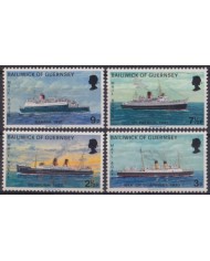 F-EX53844 UK ENGLAND GUERNSEY MNH 1973 MAIL BOATS STEAMSHIP SHIP.