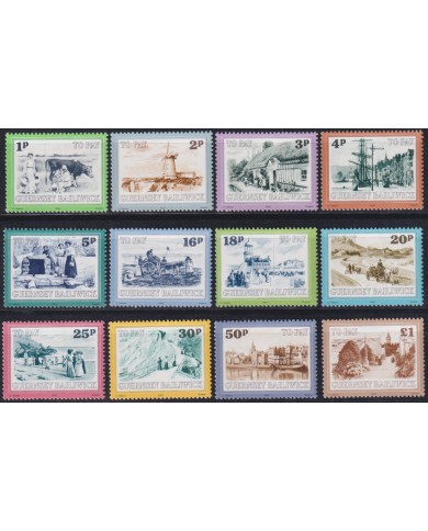 F-EX53852 UK ENGLAND GUERNSEY MNH 1980 POSTAGE DUE LANDSCAPE.