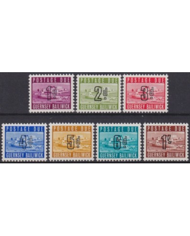F-EX53850 UK ENGLAND GUERNSEY MNH 1969 POSTAGE DUE LANDSCAPE.