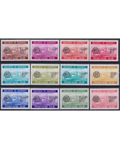 F-EX53853 UK ENGLAND GUERNSEY MNH 1977 POSTAGE DUE LANDSCAPE.