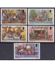F-EX53969 UK ENGLAND GUERNSEY MNH 1982 CHRISTMAS NAVIDAD DRAWING.