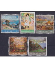 F-EX53972 UK ENGLAND GUERNSEY MNH 1983 ART PAINTING RENOIR VISIT THE IS.