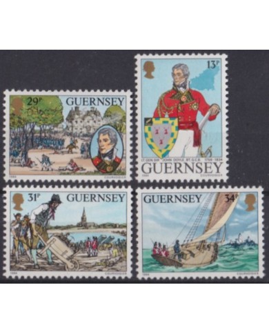 F-EX53937 UK ENGLAND GUERNSEY MNH 1984 SIR JOHN DOYLE OLD SHIP.